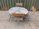 Vintage Folding Bistro Style Garden/Patio  Table & 4 X Chairs