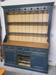 Large Painted Pine Farmhouse Style Kitchen Dresser